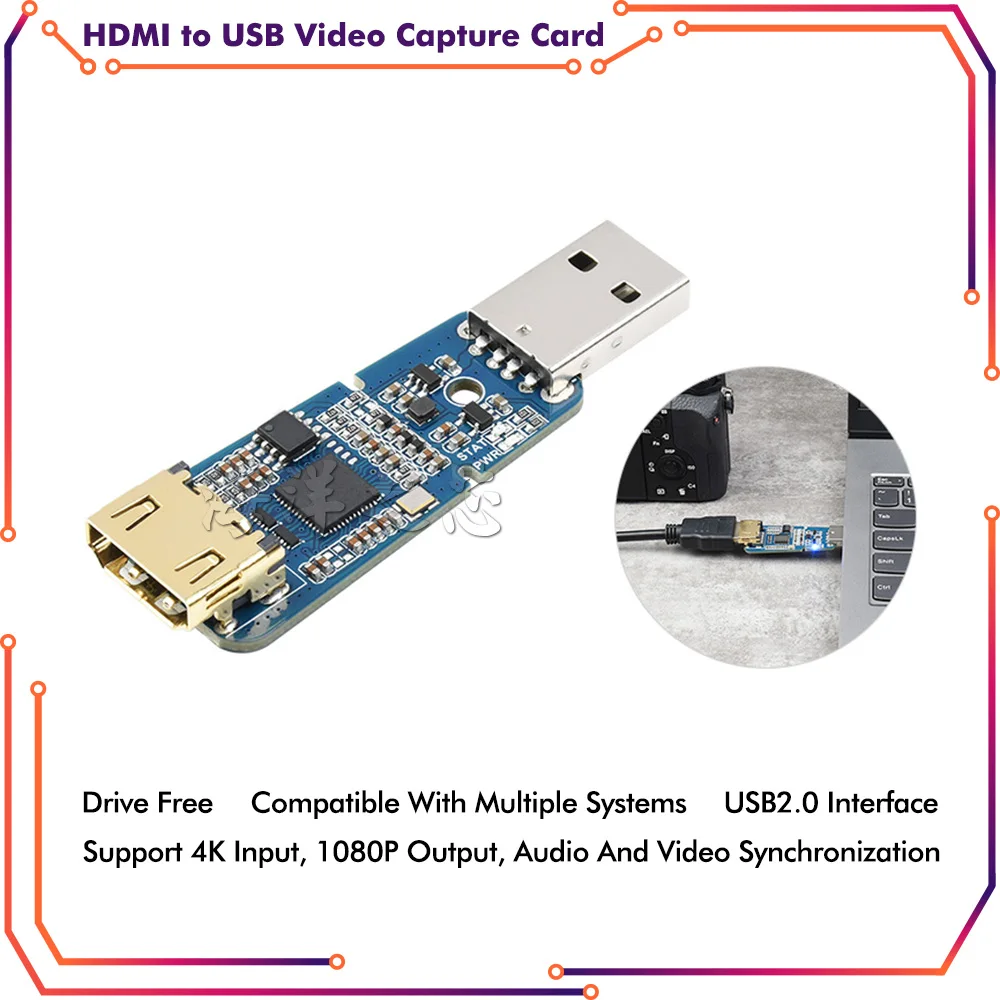 Raspberry PI USB Video Capture Card to USB Capture
