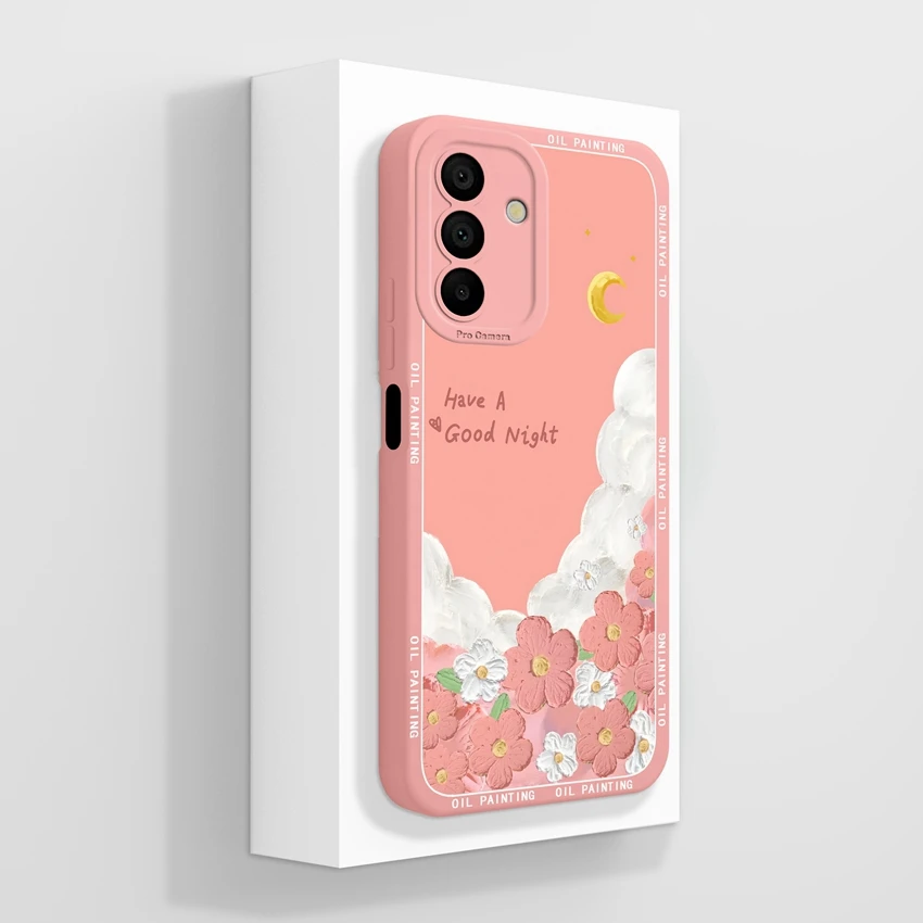 Fashionable Comic Style Girl Pattern Liquid Silicone Phone Case