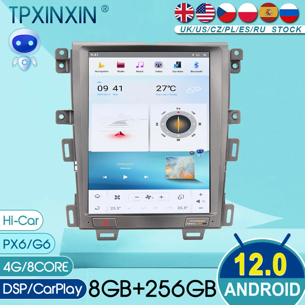 

for FORD EDGE 2008 2009 2010 2011-2014 audio 2 din android receiver tesla style auto multimedia DVD player GPS navigation