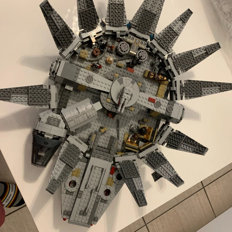 Falcon Compatible Building Block Toys Millennium Spaceship Bricks Model Kits Adults Constructor For Boys Gift for Kids building block toys building block toy building block kits