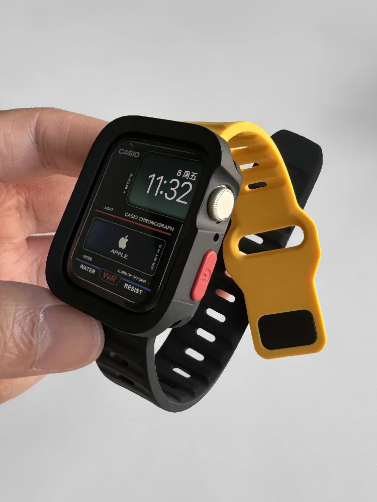 Protective Silicone Case and Strap Set