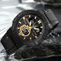 SKMEI1881 Mens Casual Stopwatch Clendar Clock 50M Waterproof Wristwatches reloj hombre Multifunctional LED Light Digital Sport 2