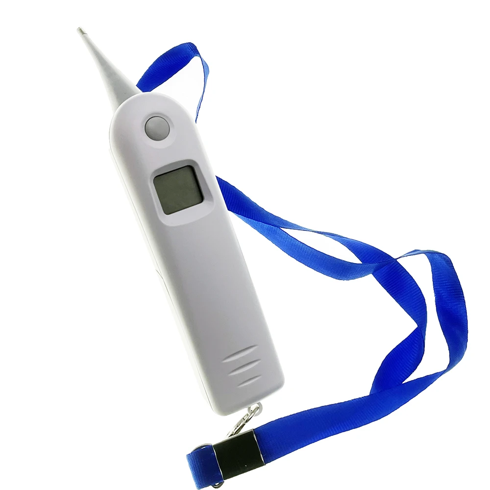 Animal Thermometer Pet Vet Animal Rectal Temperature Large LCD Screen Animal Accurate For Cattle Horse Pig Sheep Dog Cat Thermograph Supplies
