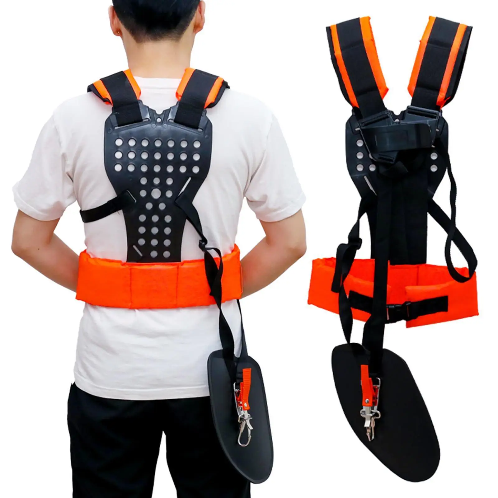 트리머 장치용 트리머 하네스 스트랩 나일론 더블 숄더