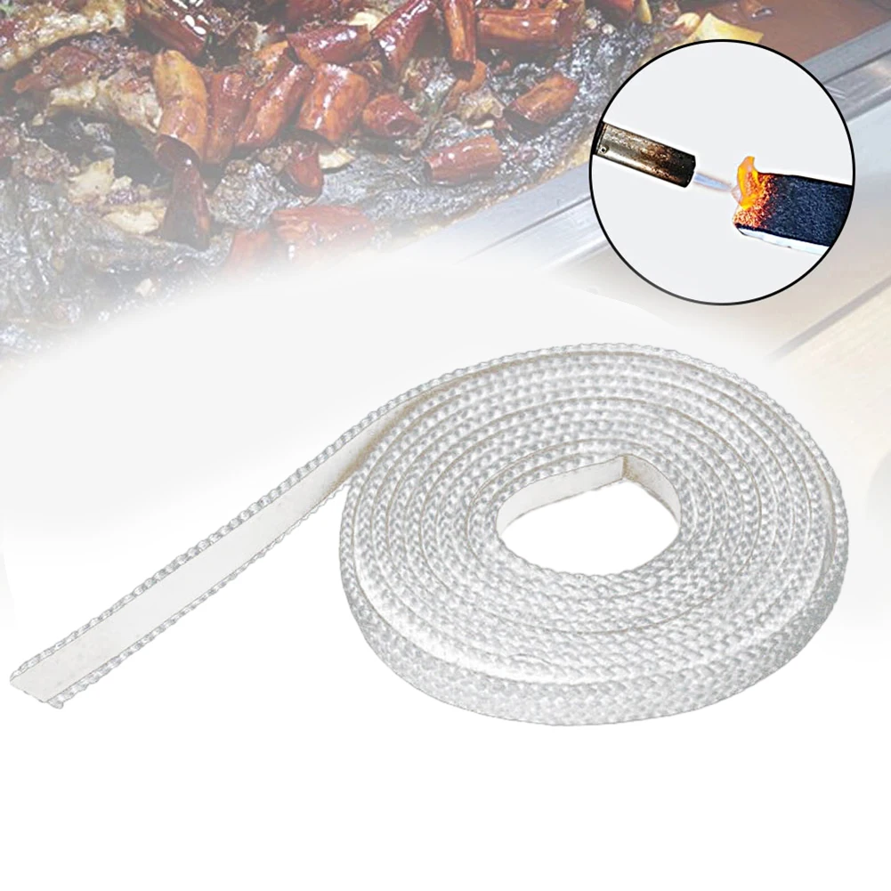 Fiberglass Seal Stove Fire Rope Black Self Adhesive Flat Stove Rope Replacement Fireplace Sealing Cord Wide 3mm*10mm wood burning stove seal,fiberglass rope
