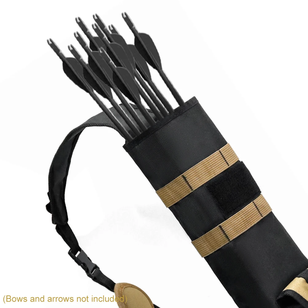 Archery Quiver Molle System Pocket Hip Arrows Bag Dual Use Lightweight Arrow Holder Target Shooting Hunting