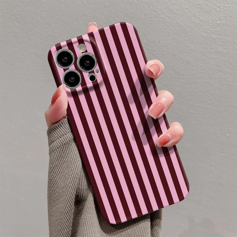 Sleek Vertical Stripes Phone Case - Stylish Protective Back Cover