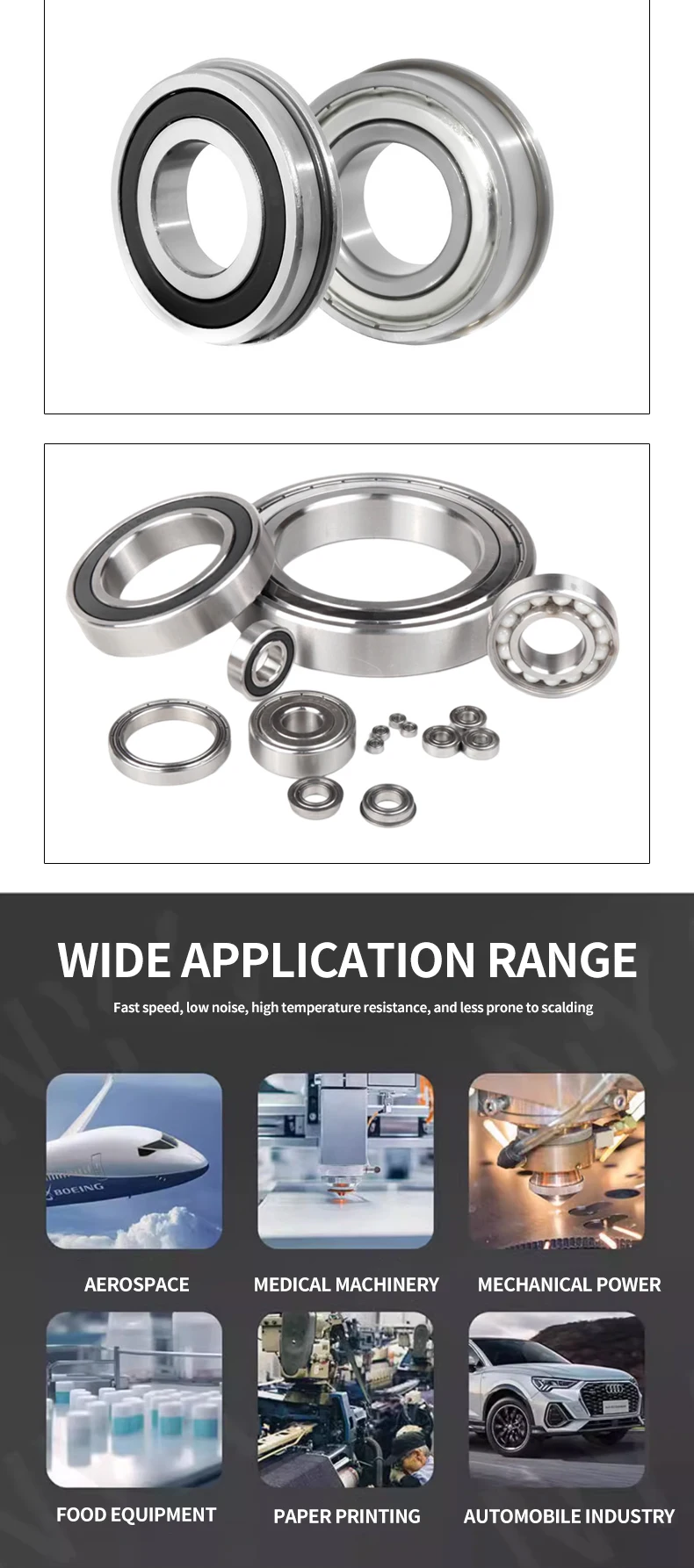 Description Picture 5 of itemDeep groove ball bearing 6300ZZ(10X35X11) 6300-2RS(10X35X11) S6300ZZ(10X35X11) S6300-2RS(10X35X11)