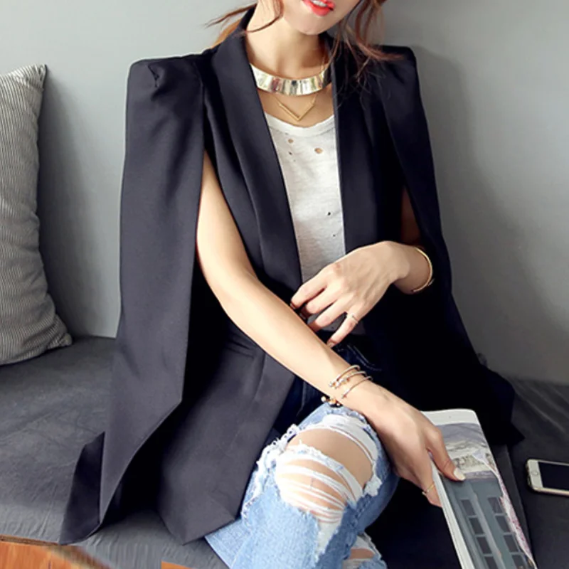 Рисунок 2 - Женский блейзер-накидка с воротником-шалью