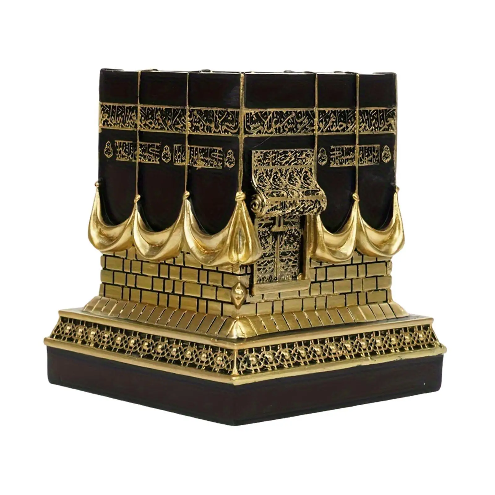 Handicraft Tabletop Statue, Kaba Islamic Replica Model, for Home, Handicraft Tabletop Statue, Kaba Islamic Replica Model, for Home,