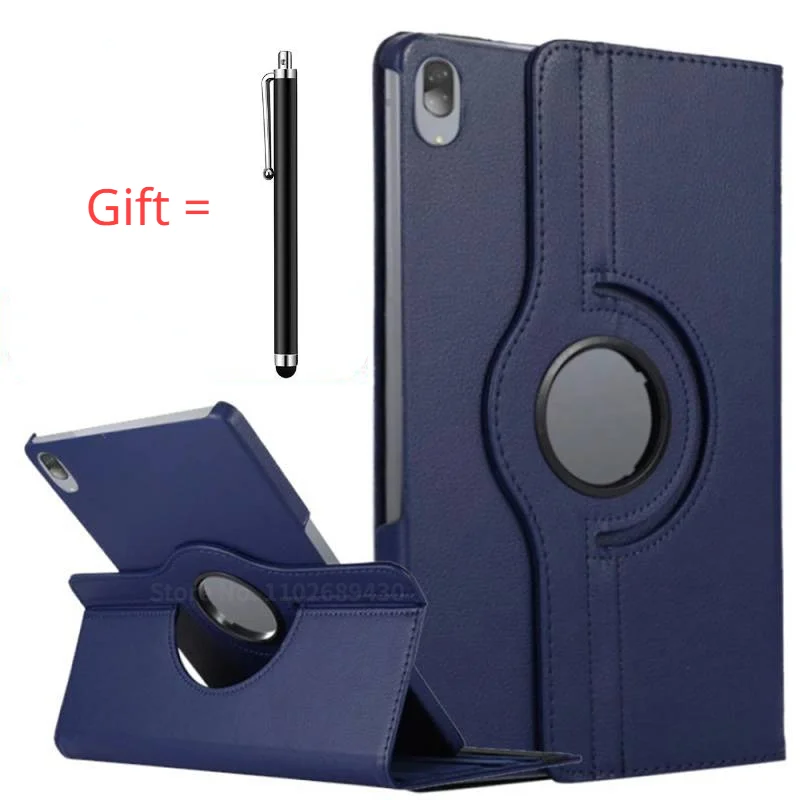 Rotativo para Lenovo Xiaoxin Almofada 2023 10.6 Pro 11.2 Plus 11.5 Tb125f 128f Tb-132fu 138fu Tablet Capa Suporte Funda Escudo 360 Case