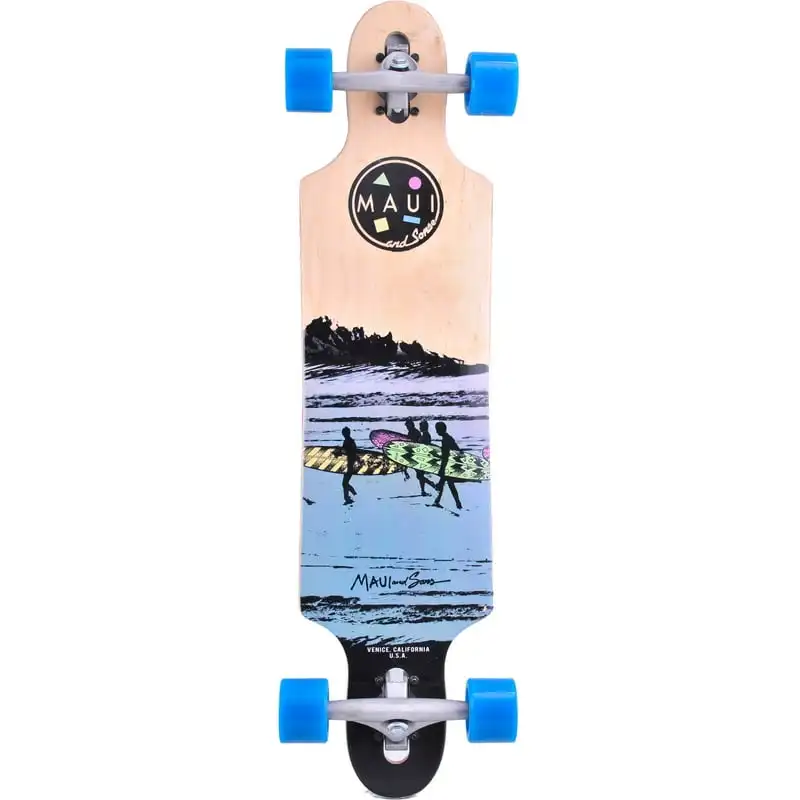 

36” Drop Through Longboard Skateboard with Grip Tape