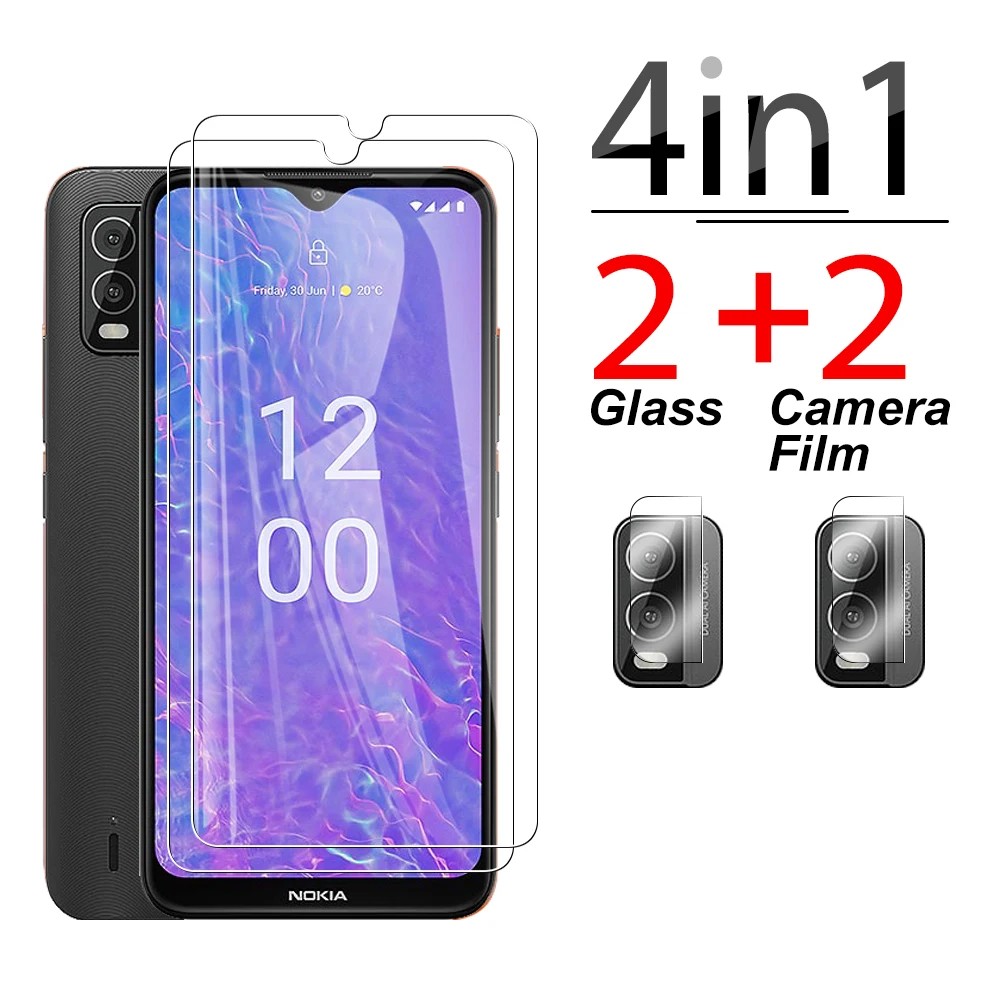 Protezione Dello Schermo Dell'Obiettivo Antigraffio 4 In1 Per Nokia C210 2023 Nokiac 110 G310 Vetro Protettivo Nokiac210 110 4G G 310 310G 5G
