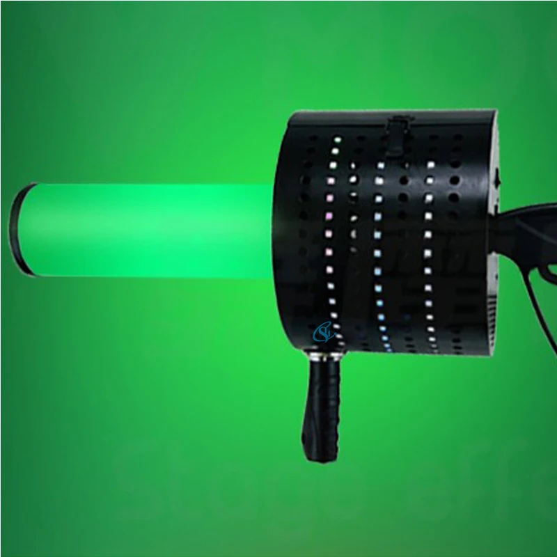 Stage Equipment CO2 Gas Column Color Paper Spray Gun Color Dj Fog Column Spray Gun Mannual Control Disco Nightclub