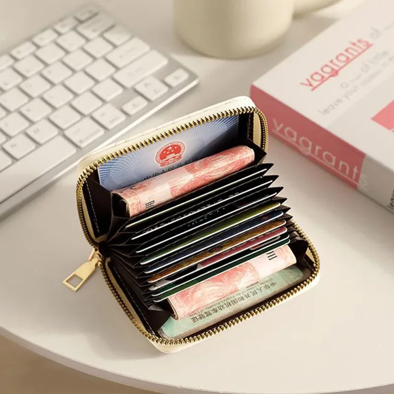 Cute Pacha Dog Cartoon Card Bags for Women Small Personality 11card Slots Card Bag Id Credit Holder Driver's License Holder
