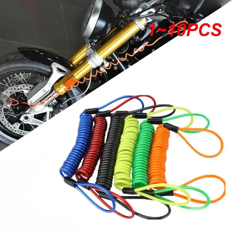 

1~10PCS Anti Thief Security Bike Scooter Lock RopeSecurity Motorbike Lock Cable Universal Motorcycle Accessories Alarm Disc Lock