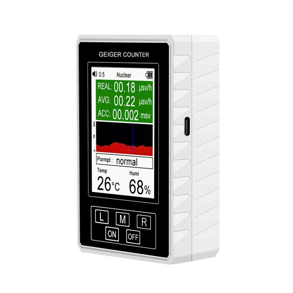 Geiger counter BR-9B dosimeter Digital Display Nuclear Radiation Detector Geiger Counter Semi-functional Type Marble Tester