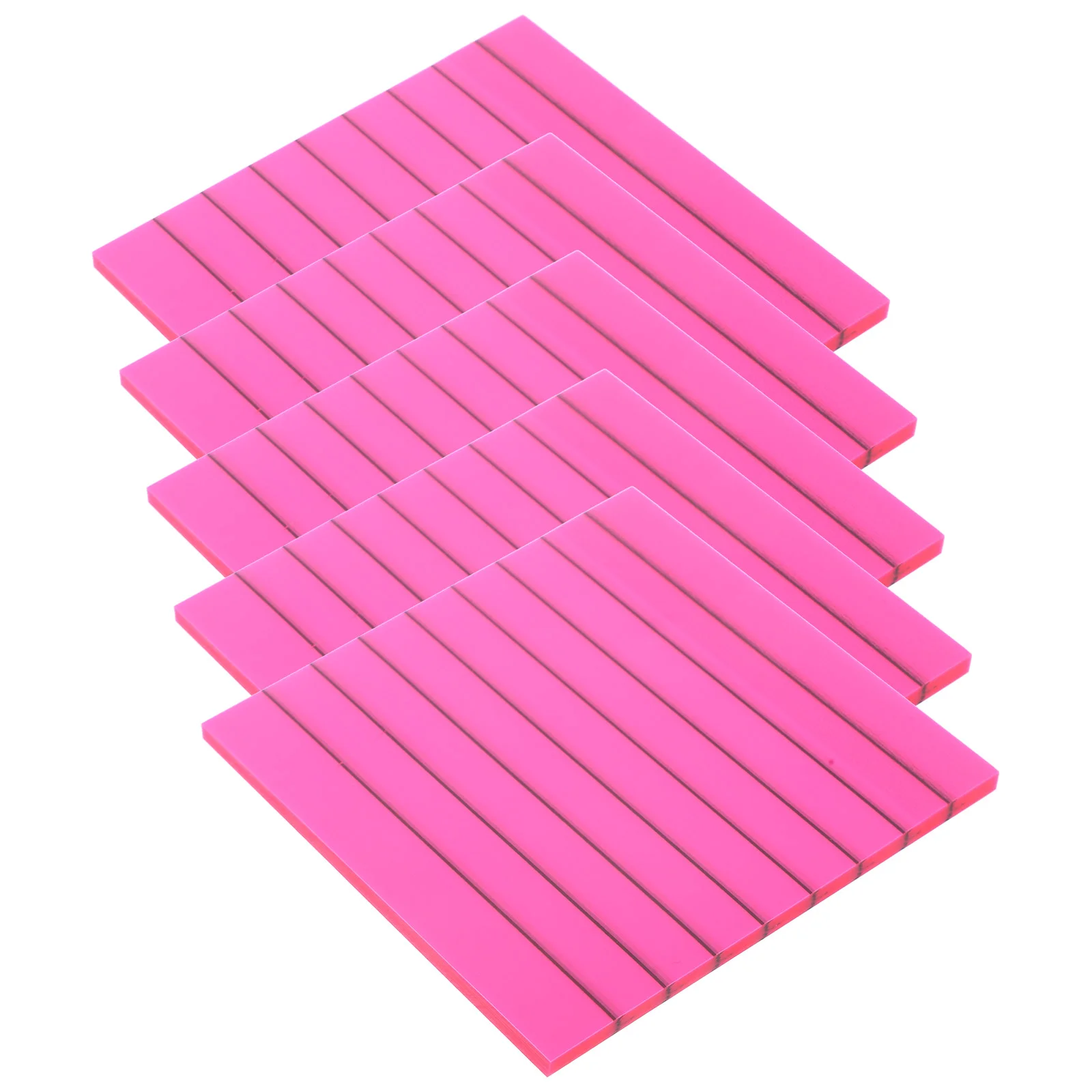 

5 Pcs Memo Stickers Lattice Fridges Multi-function The Pet Pads
