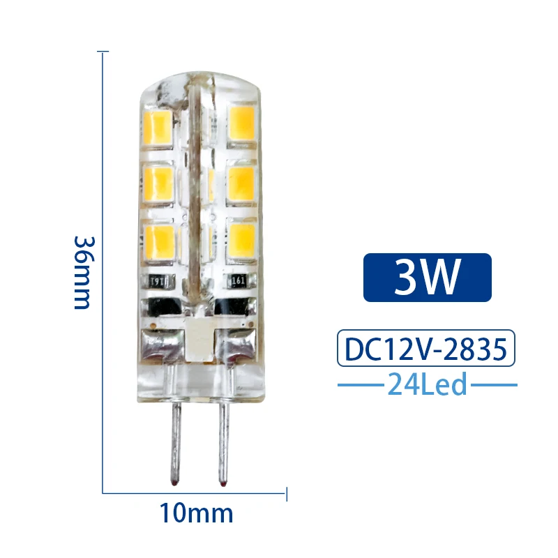 ตัวเลือกสินค้า 1-8Pcs G4 หลอดไฟ LED 2W 3W 4W 5W 7W 9W AC DC12V 220V ข้าวโพดโคมไฟ SMD2835 Spotlight โคมไฟระย้าเปลี่ยนหลอดฮาโลเจน