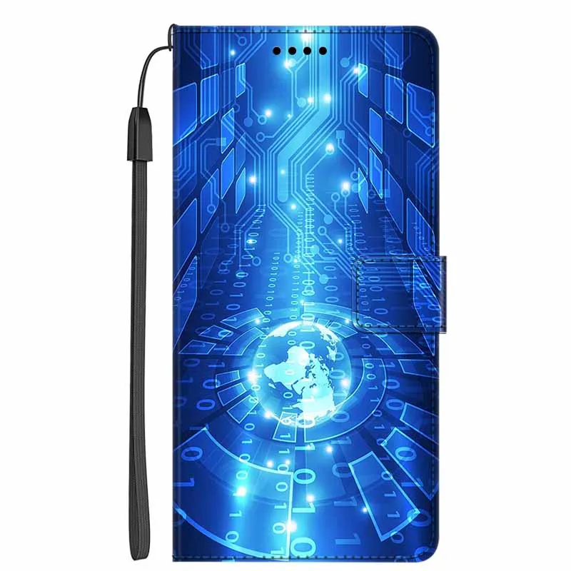 Magnetic Leather Flip Wallet Phone Case - Premium Book Cover Design