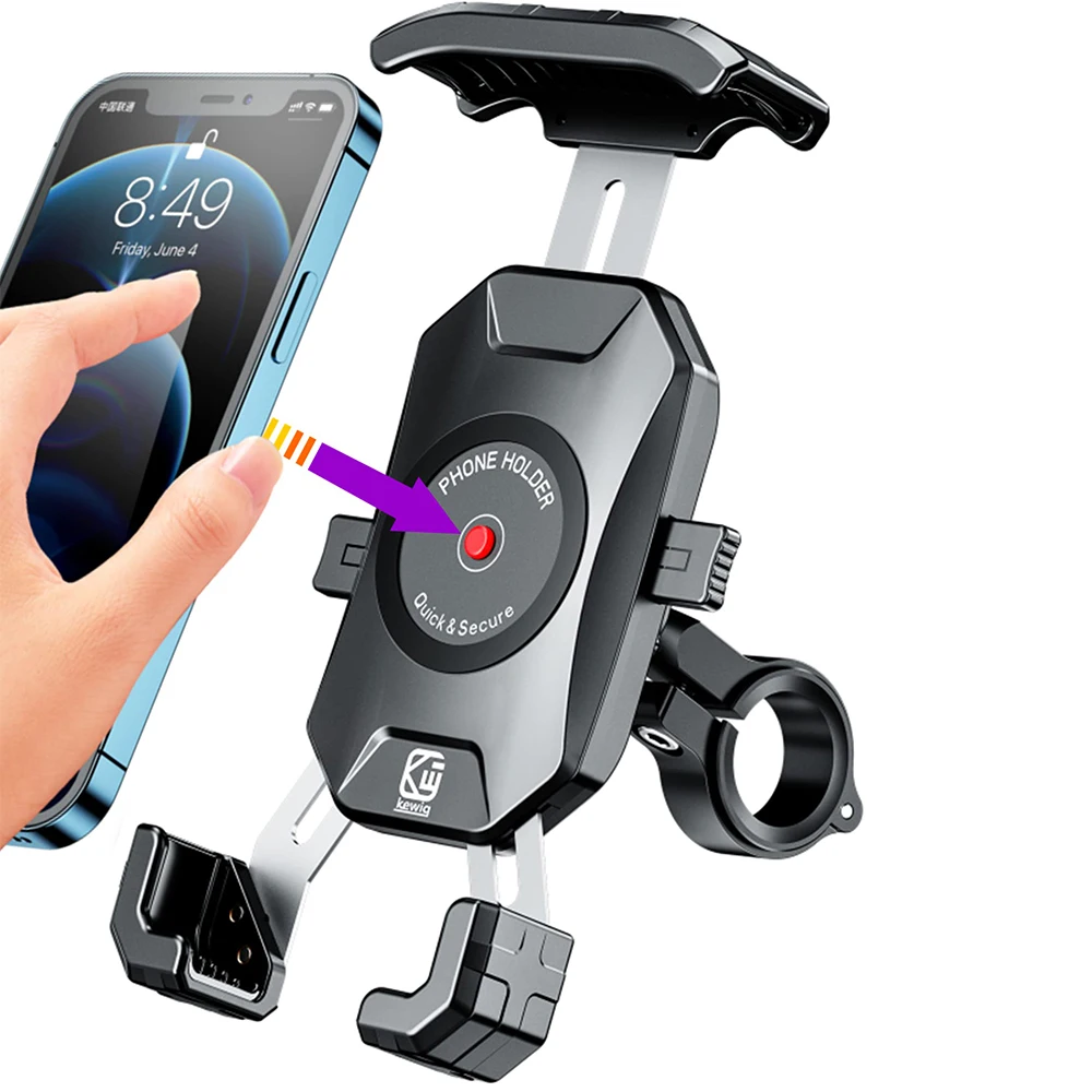 Phone Holder For Electric Scooter Bicycle Phone Holder Bike Phone