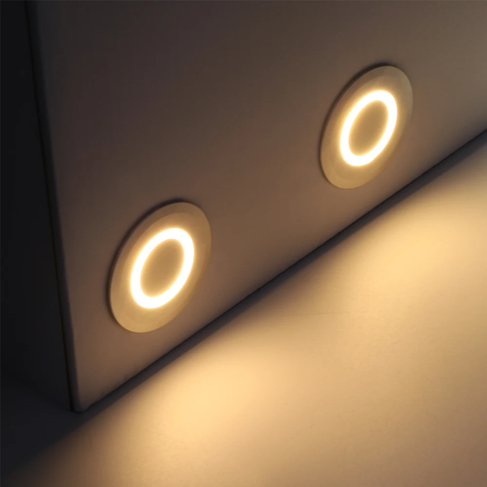 Description Picture 3 of itemLED Outdoor Stair Step Light IP67 Waterproof Path Light Garden Courtyard Moon Ring Landscape Light Recessed Lawn Decorate Light