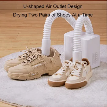 개폐식 부츠 건조기, 전기 신발 건조기 및 장갑 건조기, 타이머 포함, 빠른 건조, 습기 제거 및 탈취, 180W