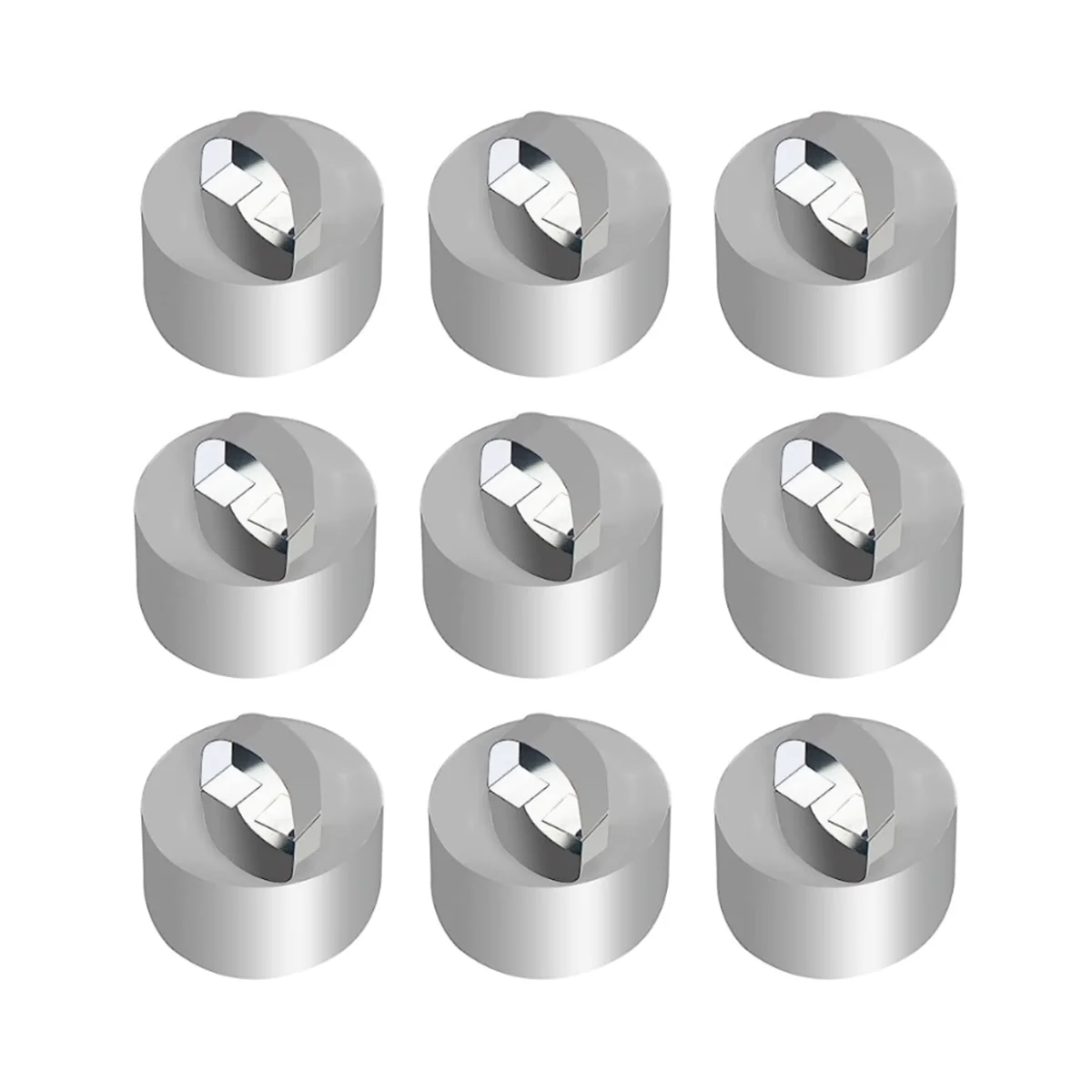 

9 Pack Cake Ring Molds, 3.15 Inch Round Stainless Steel Ring Mold for Cooking with , Round Small Cake Ring