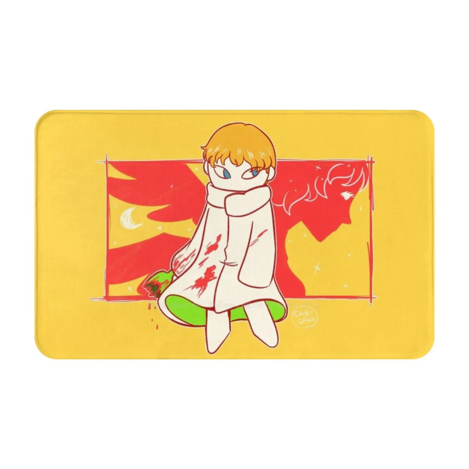 Ryo Door Mat Foot Pad Home Rug Devilman Crybaby
