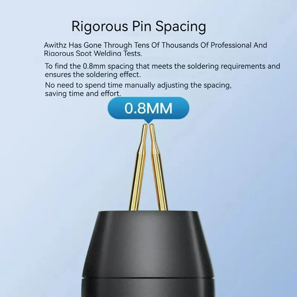 Saldatrice A Punti A Batteria AWithZ - 11 Ingranaggi Regolabili, Per Pacchi Batteria Fai Da Te - Foto 12