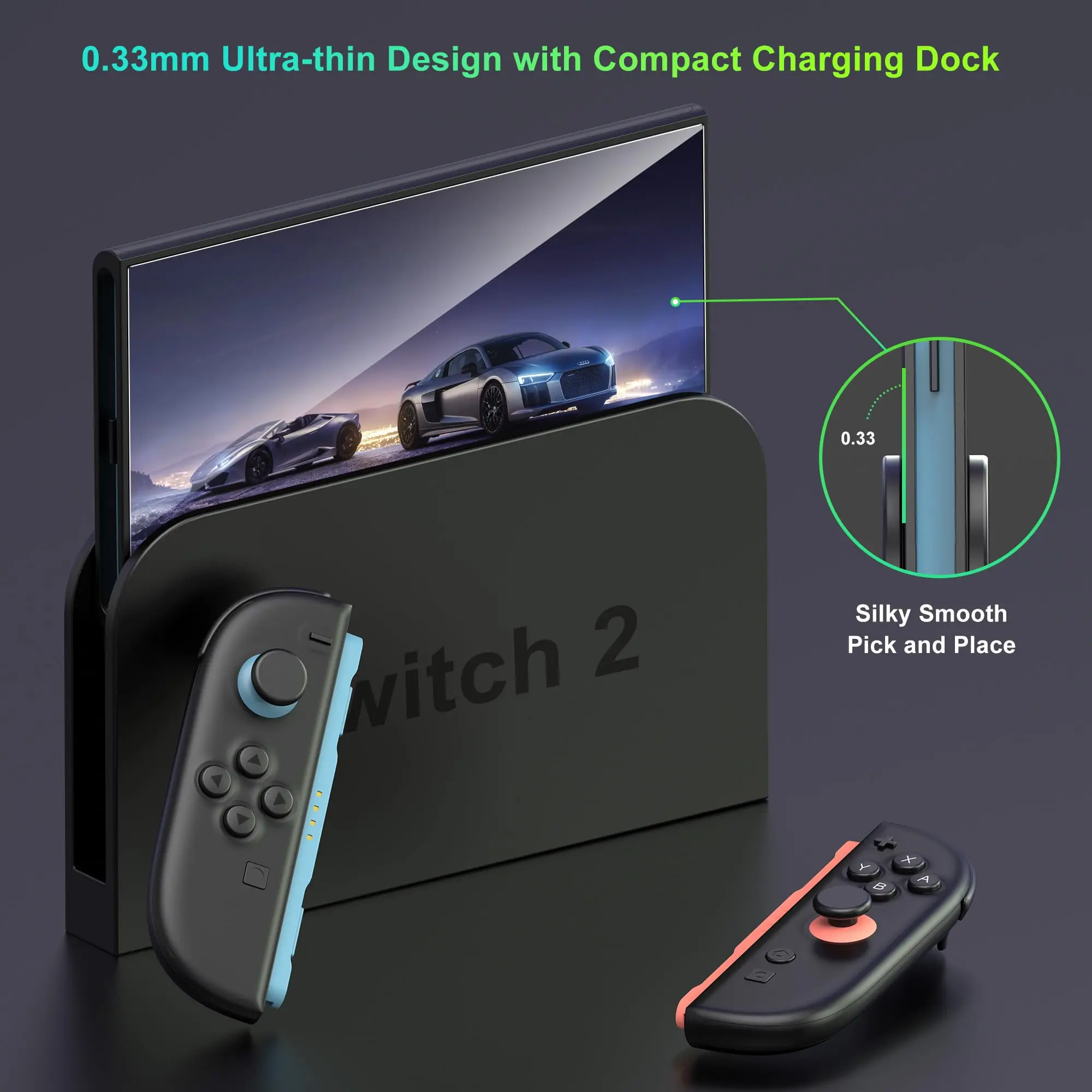 Premium HD Clear Screen Protector 2-Pack with Easy Alignment Frame - Anti-Scratch Shield