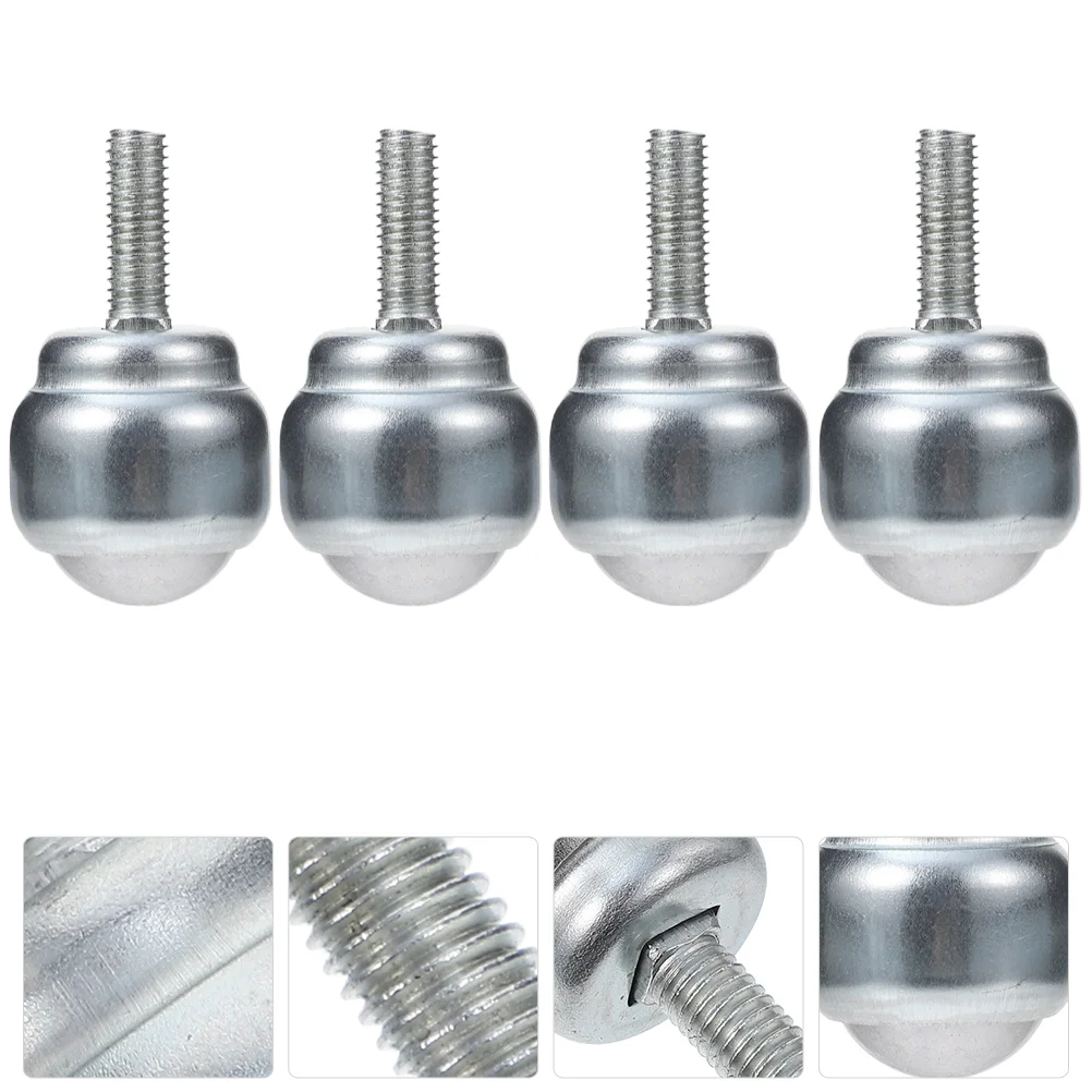 

4pcs Roller Balls Wheels Metal Ball Bearing Caster Wheels Ball Transfer Bearing Roller for Workbench
