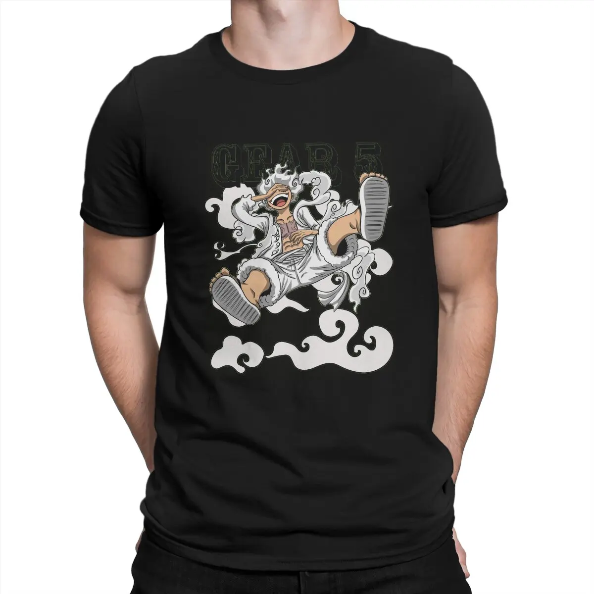 

Уникальная футболка с аниме, Joy Boy, Повседневная футболка Luffy Gear 5 Nik