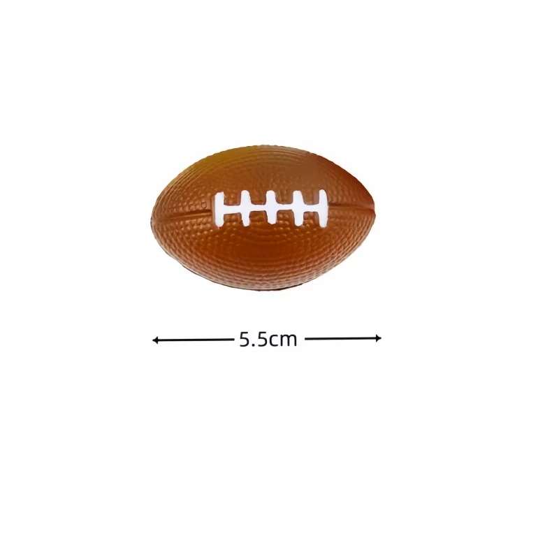 6pcs Mini PU Rugby Party Toy mini foam squeeze sports ball to Relieve Stress Anxiety School Classroom Reward Party Gift view 4
