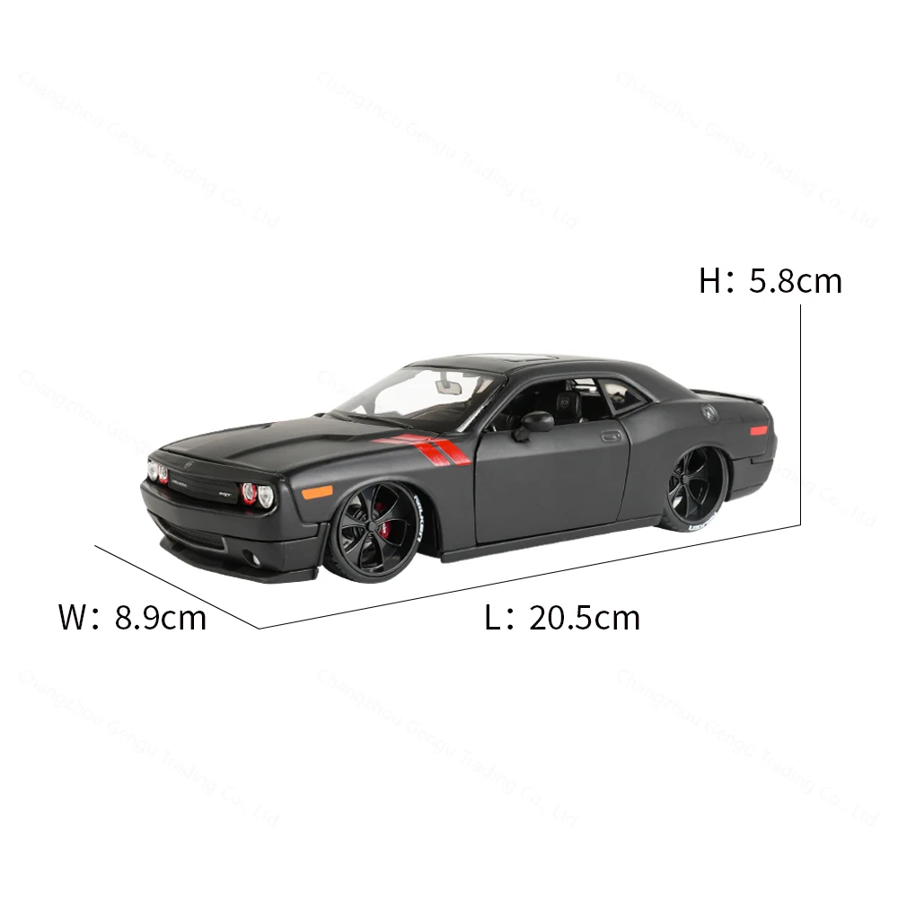 Maisto 1:24 2008 Dodge Challenger Sports Car Static Die Cast Vehicles Collectible Model Car Toys 3