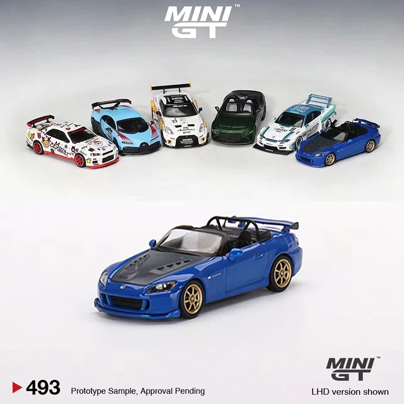 

MINI GT 1:64 модель автомобиля S2000 (AP2) Mugen Monte Carlo Blue Pearl #493 LHD