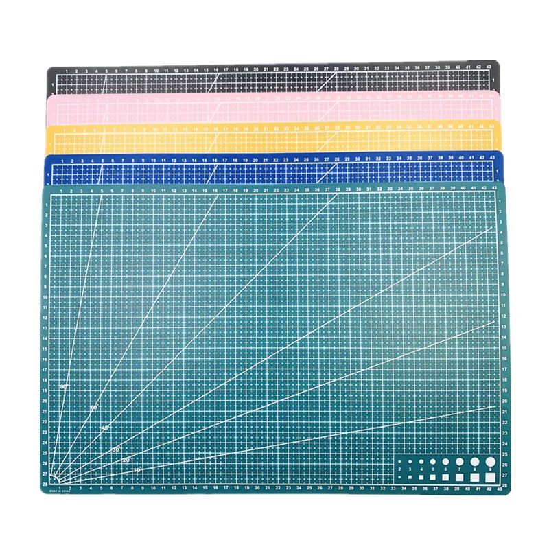 PVC 커팅 매트 커팅 보드, 작업대 패치워크 재봉, 수동 DIY 나이프 조각, 가죽 단면 언더레이, A3 A4 A5 