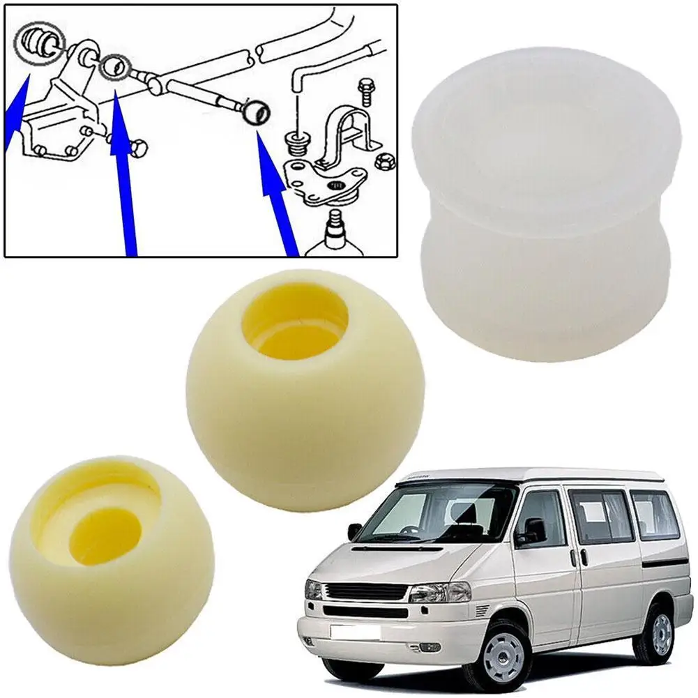 

New For Volkswagen Camper Van Gear T4 Linkage SelectorT Ransporter Repair Kit Bushes 701711166 7D0711131 015311544