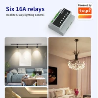 Tuya Smart Zigbe WIFI 6 CH 16A Relay Switch Module 6-way Power Remote Control Appliance Control Relay Module 110V-240V - Image 4