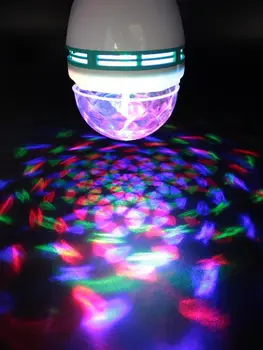 E27 цветная прочная Вращающаяся лампа сопротивление и емкость энергосберегающая умная светодиодный Вращающаяся лампа KTV Bar Light