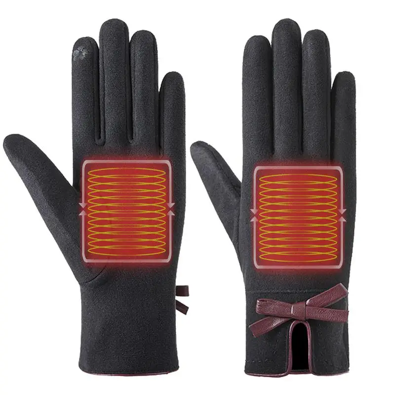 

Gloves Winter Cold Weather Gloves Winter Warm Full Finger Gloves For Hiking Game Skiing Texting Working Cycling Touch Screen