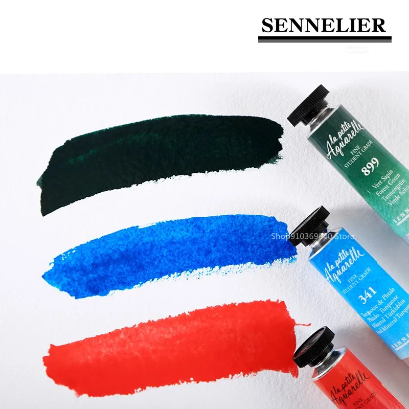 French SENNELIER College-level Single Original Watercolor Paint 21ML/tube Art Students Beginner Acuarelas Painting Supplies watercolor paint watercolor pigment