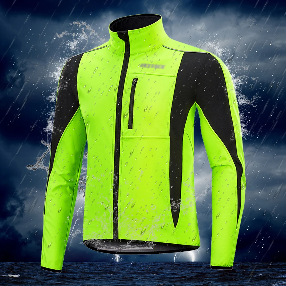 Cycling Jacket Warm Up Thermal Fleece Cycling Jacket Bicycle MTB Road Bike Clothing Windproof Waterproof Long Jersey cycling jacket cycling clothes