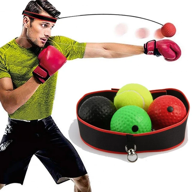 Balle de réaction de boxe montée sur tête, amélioration de la vitesse,  coordination œil-main, entraînement de boxe, balle de frappe pour adultes -  AliExpress