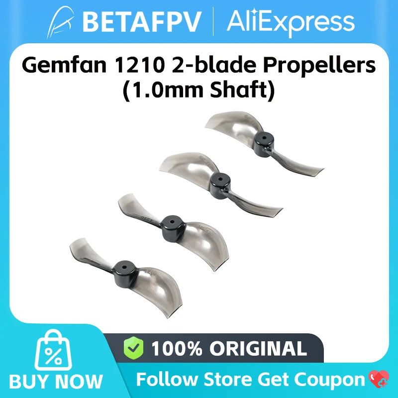 8Pairs 16pcs Gemfan 1210 31mm 2-Blade PC Propeller 1.0mm 0802 motor For RC FPV 1.2inch Tinywhoop Micro Drones DIY Parts