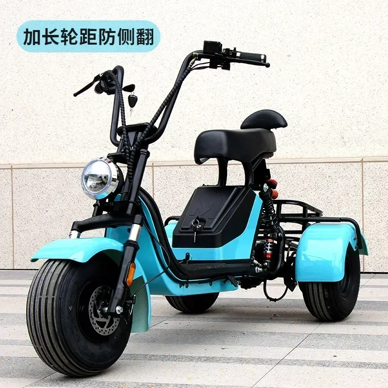 New Electric Motorcycle Small 3wheeled For Picking Up Children And Adult For Home Transportation City Commuting Electric Vehicle