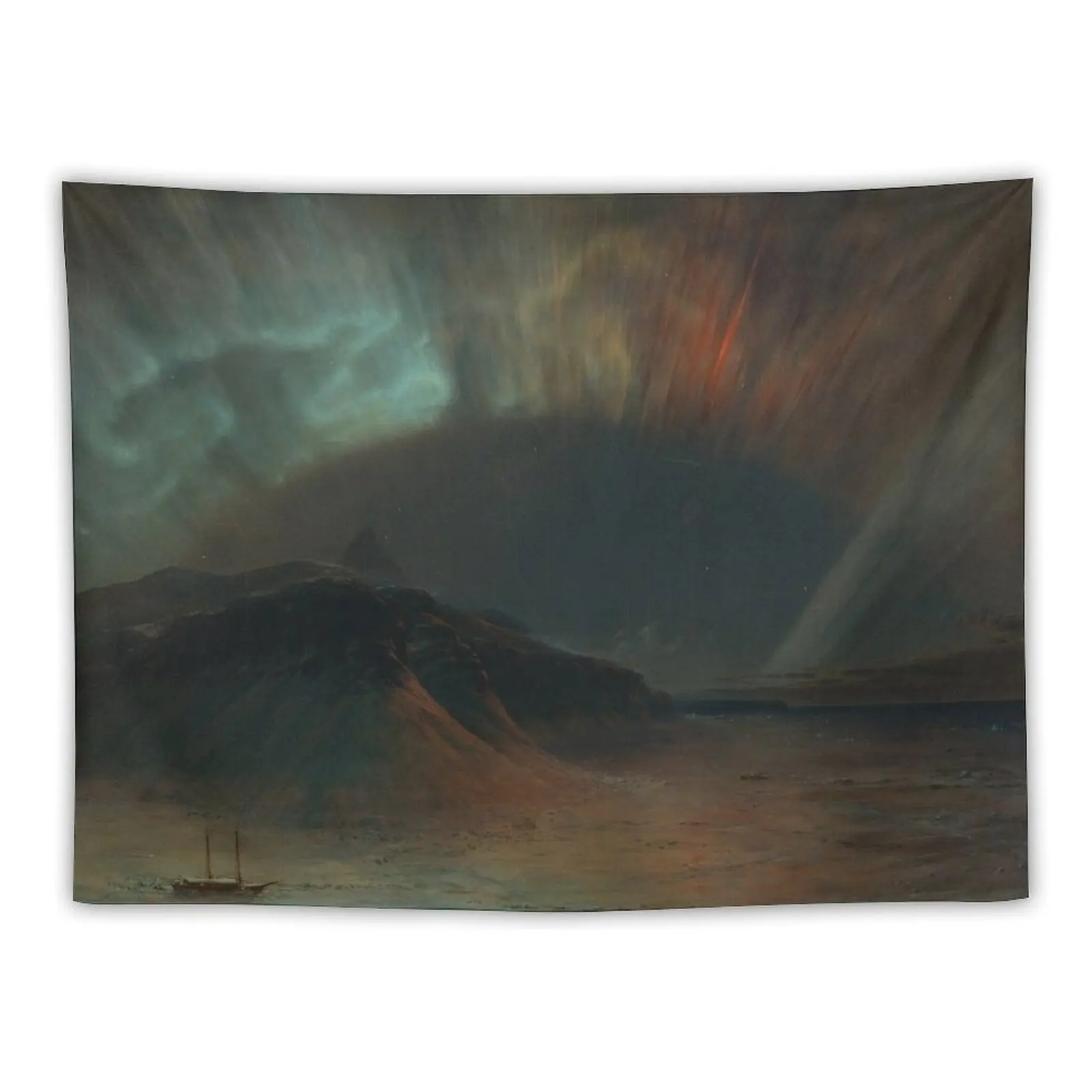 

Aurora Borealis - Frederic Edwin Church Tapestry Nordic Home Decor Bedrooms Decorations Decorations For Room Tapestry