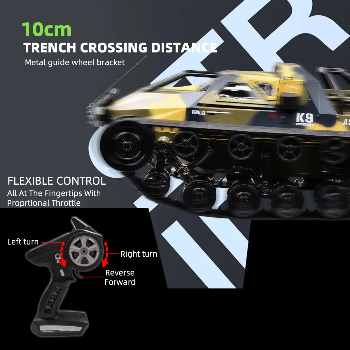 JJRC C8812 풀 스케일 트랙 탱크 시뮬레이션 모델 장난감 LED 라이트 RC 자동차 모델 드리프트 원격 제어 오프로드 차량 소년 선물