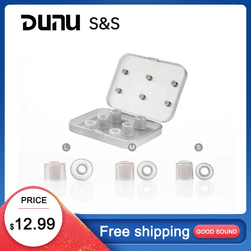 DUNU SS Stage Studio Silikon-Ohrstöpsel XL/ L/M/S/ (3 Paar)