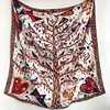 35.43" Geometric Pattern Square Scarf Imitation Silk Satin Shawl Thin Summer Sunscreen Bandana Outdoor Handbag Decoration Scarf 6